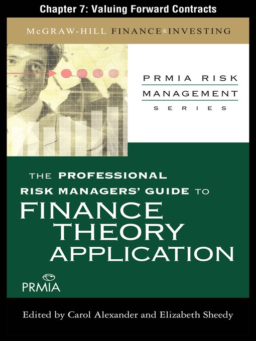 Title details for  Valuing Forward Contracts by Professional Risk Managers' International Association (PRMIA) - Available
